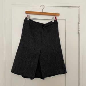 Vintage Prada wool skirt